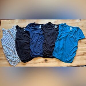 Lot of Small and Medium Maternity Tanks and T-Shirts